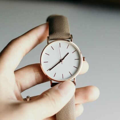 Minimalist Grey Watch