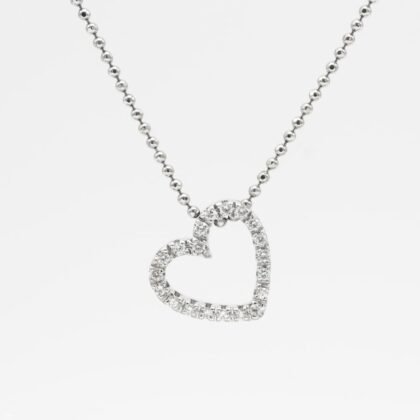 Coeur Diamanté Pendant