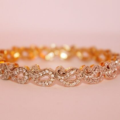 Lace-Work Gold Bracelet