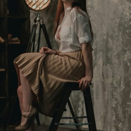 Atelier Shirt & Plissé Look