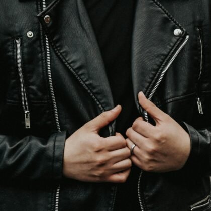 Noir Leather Biker