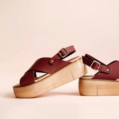 Cacao Platform Sandals